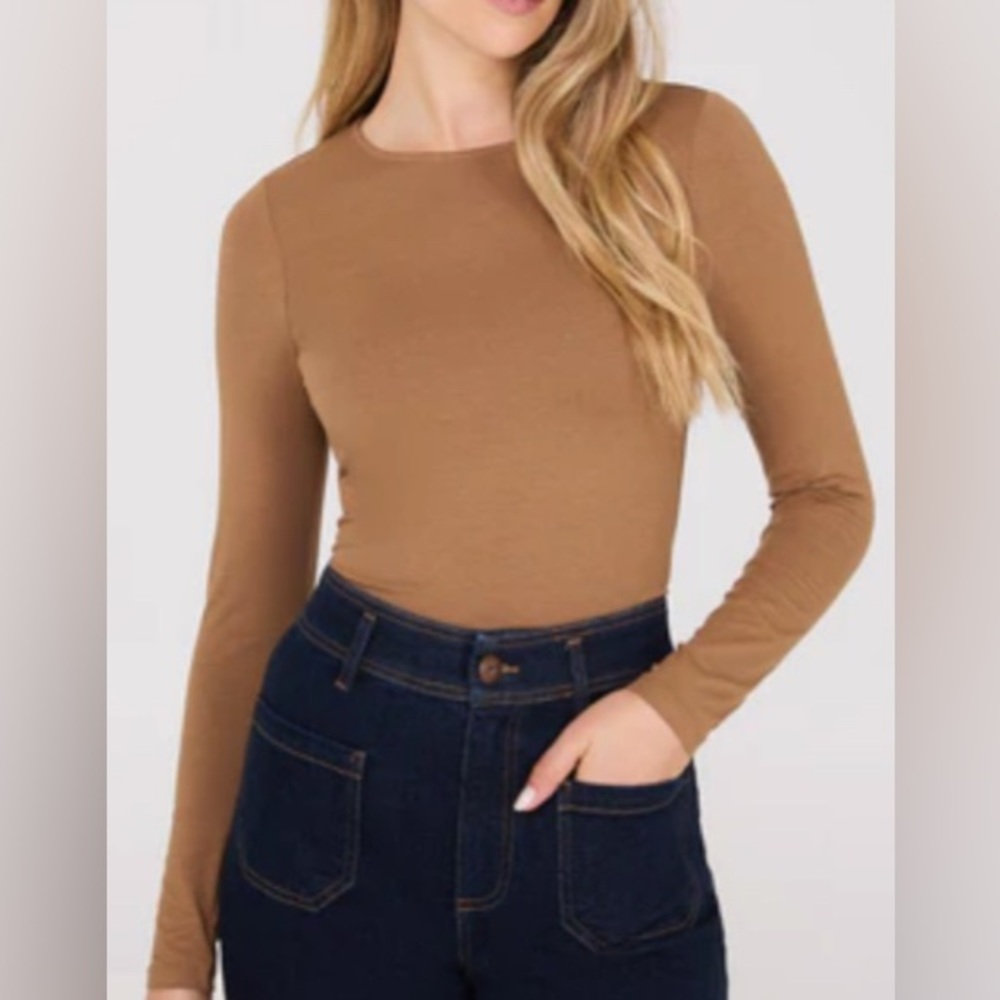Long Sleeve Round Neck Top